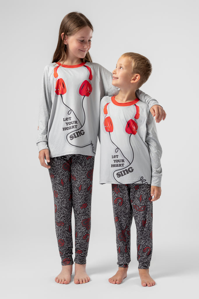 lelosi piżama dla dzieci heartbeat 0