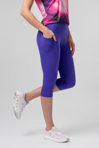 Funkcjonalne sportowe legginsy typu capri Arwen